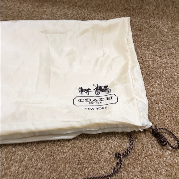 Coach Elegant Black Leather Tote Bag - Picture 10 of 10